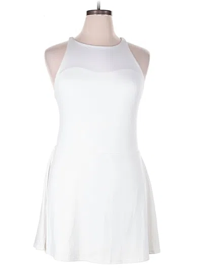 Pre-owned All In Motion Cocktail Dress In White