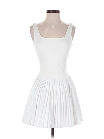 Pre-owned All In Motion Cocktail Dress In White