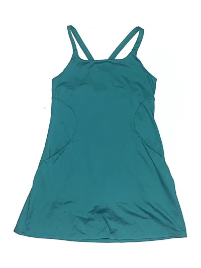 Pre-owned All In Motion Kids' Dress In Teal