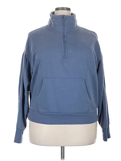 Pre-owned All In Motion Fleece Jacket In Blue