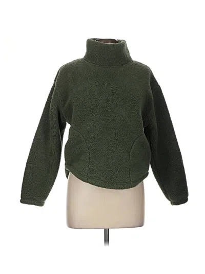 Pre-owned All In Motion Fleece Jacket In Green
