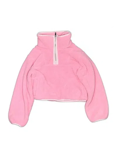 Pre-owned All In Motion Kids' Fleece Jacket In Pink