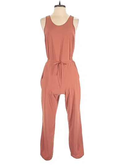 Pre-owned All In Motion Jumpsuit In Brown