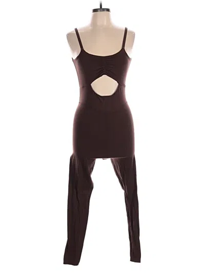 Pre-owned All In Motion Jumpsuit In Brown
