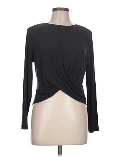 Pre-owned All In Motion Long Sleeve T-shirt In Black