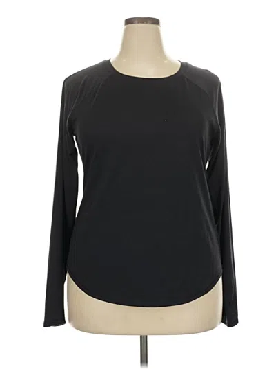 Pre-owned All In Motion Long Sleeve T-shirt In Black