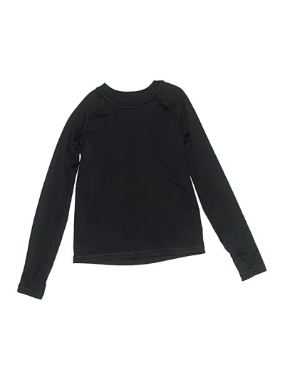 Pre-owned All In Motion Kids' Long Sleeve T-shirt In Black