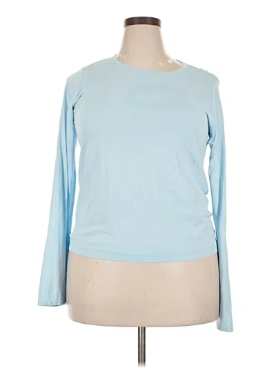 Pre-owned All In Motion Long Sleeve T-shirt In Blue