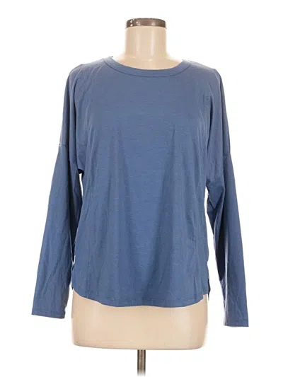 Pre-owned All In Motion Long Sleeve T-shirt In Blue