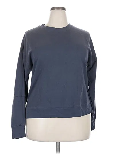Pre-owned All In Motion Long Sleeve T-shirt In Blue