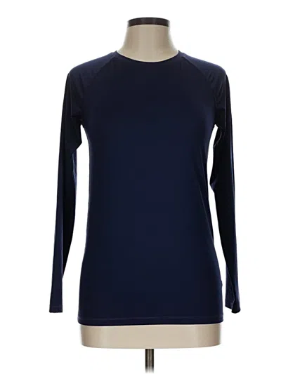 Pre-owned All In Motion Long Sleeve T-shirt In Blue