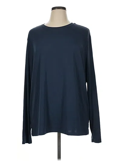Pre-owned All In Motion Long Sleeve T-shirt In Blue
