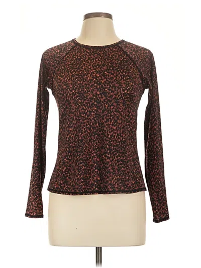 Pre-owned All In Motion Long Sleeve T-shirt In Brown