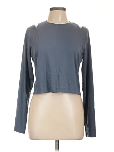 Pre-owned All In Motion Long Sleeve T-shirt In Gray
