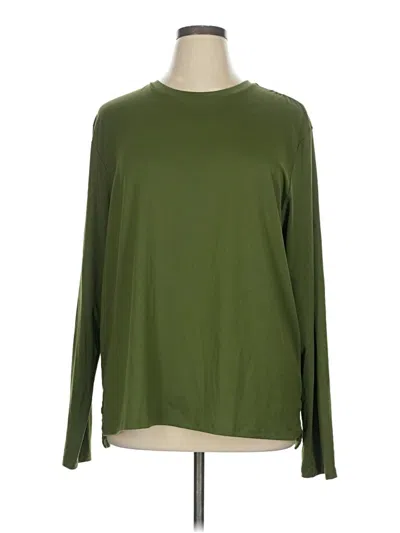 Pre-owned All In Motion Long Sleeve T-shirt In Green