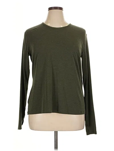 Pre-owned All In Motion Long Sleeve T-shirt In Green