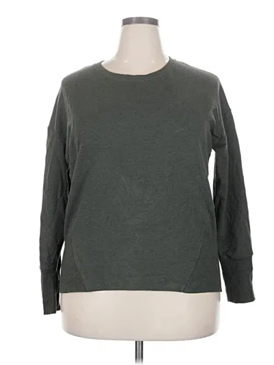 Pre-owned All In Motion Long Sleeve T-shirt In Green