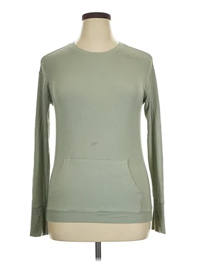 Pre-owned All In Motion Long Sleeve T-shirt In Green