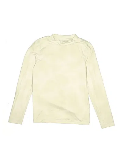 Pre-owned All In Motion Kids' Long Sleeve T-shirt In Ivory