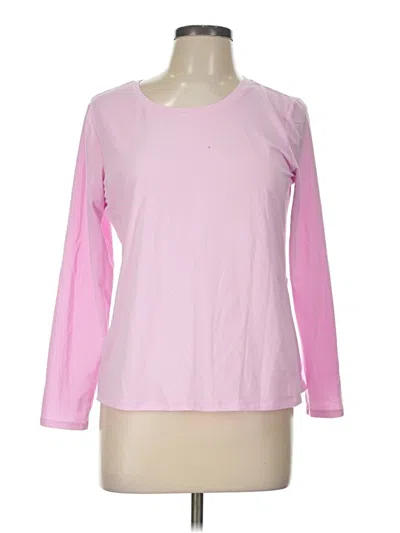 Pre-owned All In Motion Long Sleeve T-shirt In Pink