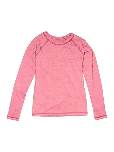 Pre-owned All In Motion Kids' Long Sleeve T-shirt In Pink