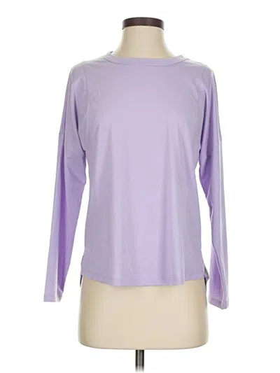 Pre-owned All In Motion Long Sleeve T-shirt In Purple