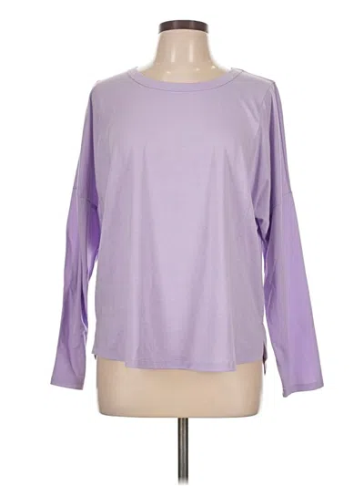 Pre-owned All In Motion Long Sleeve T-shirt In Purple