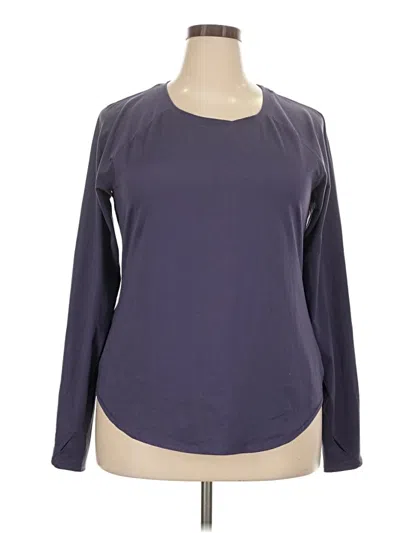 Pre-owned All In Motion Long Sleeve T-shirt In Purple