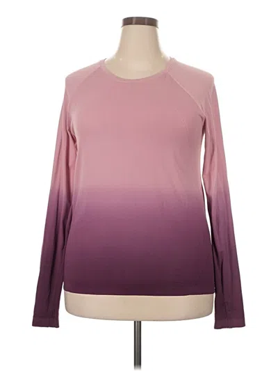 Pre-owned All In Motion Long Sleeve T-shirt In Purple