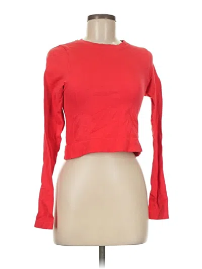 Pre-owned All In Motion Long Sleeve T-shirt In Red