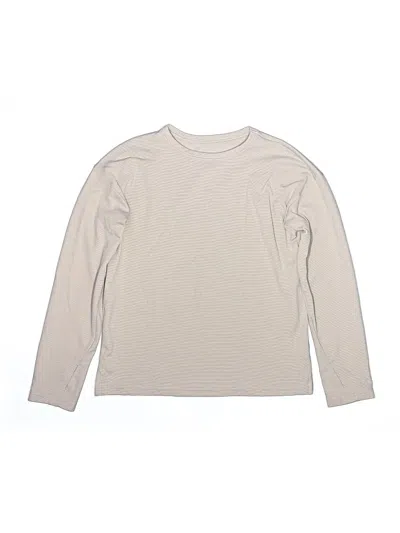 Pre-owned All In Motion Kids' Long Sleeve T-shirt In Tan