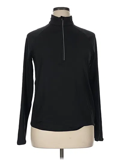 Pre-owned All In Motion Long Sleeve Turtleneck In Black