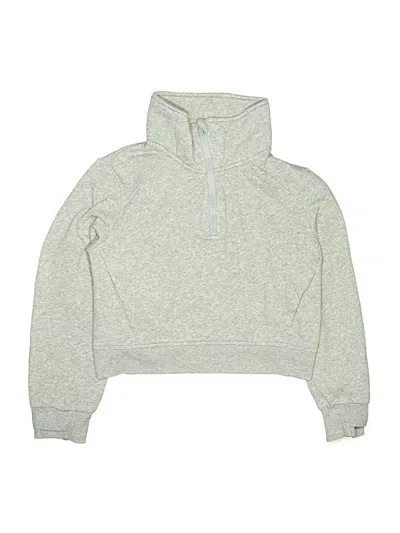 Pre-owned All In Motion Kids' Pullover Hoodie In Silver