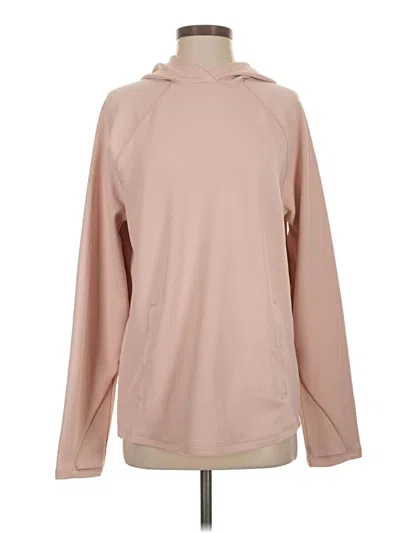 Pre-owned All In Motion Pullover Hoodie In Tan