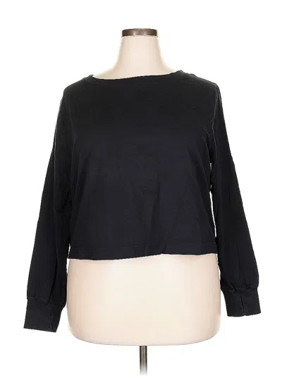 Pre-owned All In Motion Pullover Sweater In Black