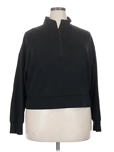 Pre-owned All In Motion Pullover Sweater In Black