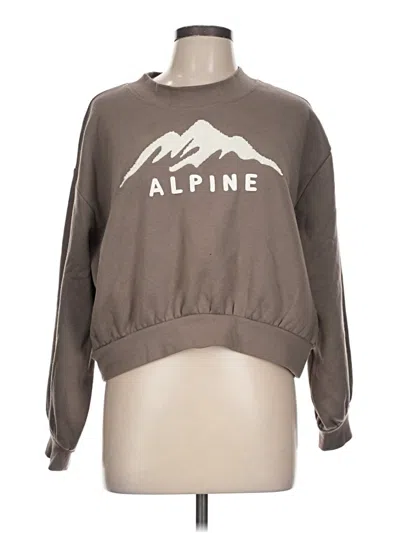 Pre-owned All In Motion Pullover Sweater In Brown