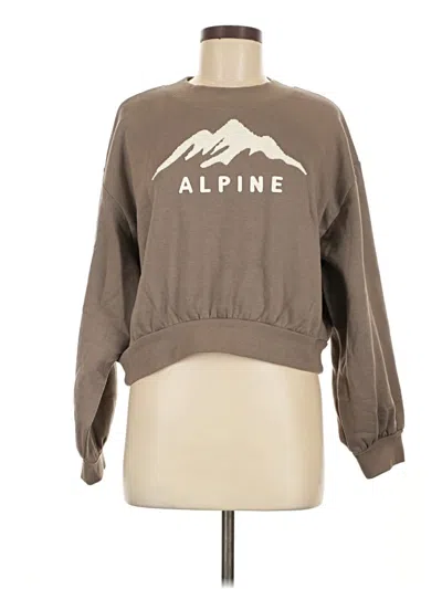 Pre-owned All In Motion Pullover Sweater In Brown