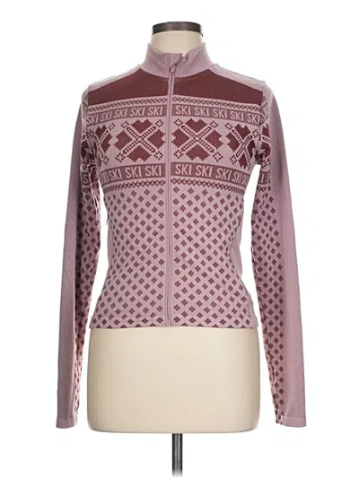 Pre-owned All In Motion Pullover Sweater In Burgundy