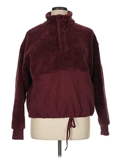 Pre-owned All In Motion Pullover Sweater In Burgundy