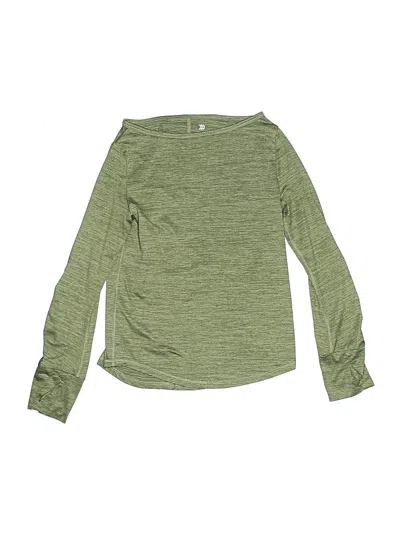 Pre-owned All In Motion Kids' Pullover Sweater In Green