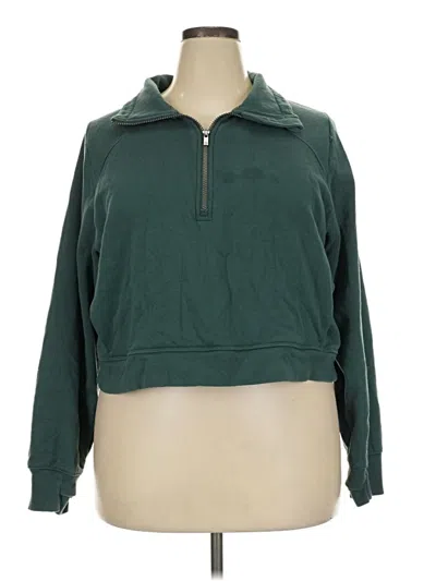 Pre-owned All In Motion Pullover Sweater In Green