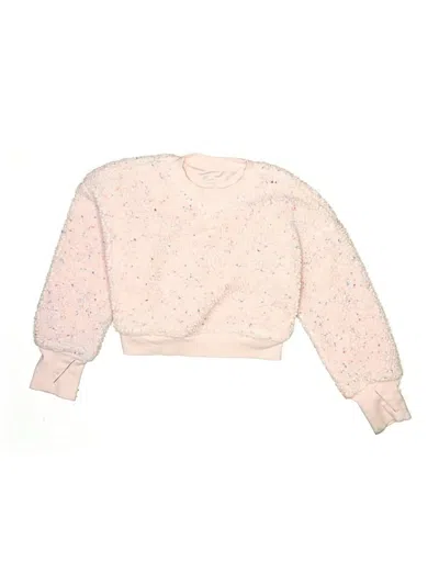 Pre-owned All In Motion Kids' Pullover Sweater In Pink