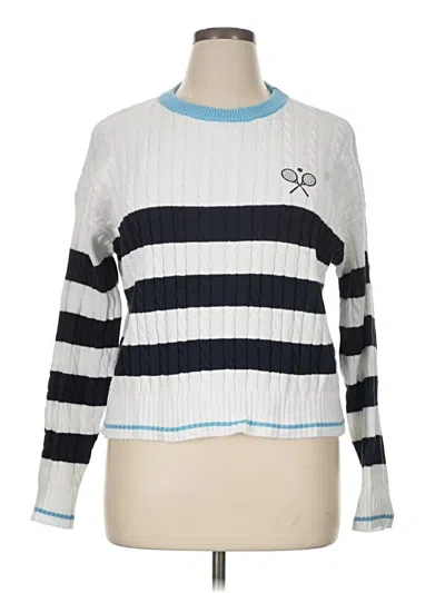 Pre-owned All In Motion Pullover Sweater In White