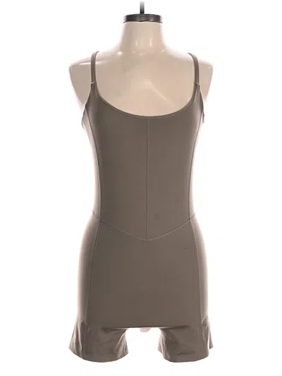 Pre-owned All In Motion Romper In Brown
