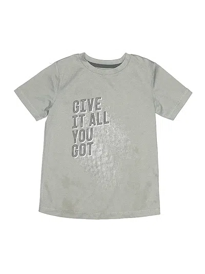 Pre-owned All In Motion Kids' Short Sleeve T-shirt In Silver