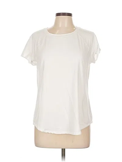 Pre-owned All In Motion Short Sleeve T-shirt In White