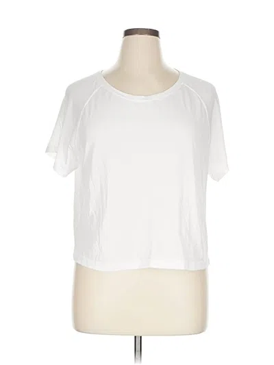 Pre-owned All In Motion Short Sleeve T-shirt In White