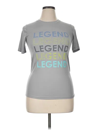 Pre-owned All In Motion Short Sleeve T-shirt In Gray