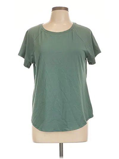 Pre-owned All In Motion Short Sleeve T-shirt In Green
